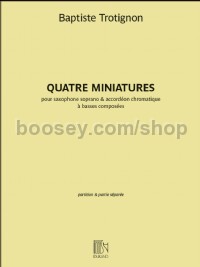 Quatre miniatures (Soprano Sax & Accordion)